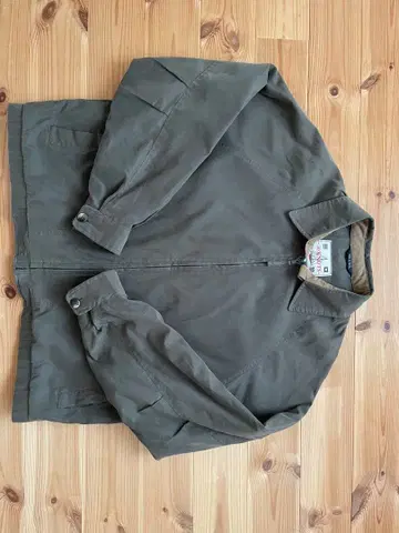 피치 스킨 자켓 블루종 90s