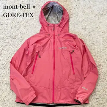 고품질 몽벨 x 고어텍스 마운틴 후드티 나일론 자켓 핑크 L