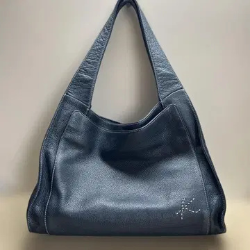 키타무라 토트백 네이비 부드러운 느낌의 시보 가죽