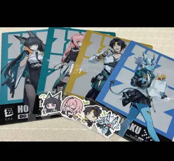 젠레스 존 제로 젠 제로 훼미리마트 클리어 파일 세트 A4 사이즈