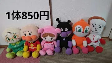 호빵맨 봉제 인형 세트