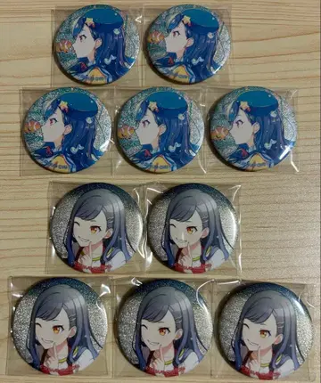 시라이시 안 글리터 캔뱃지 45b 46b