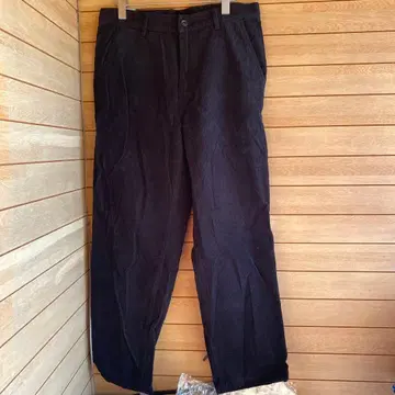 S1123.7 HUF 블랙 코듀로이 팬츠