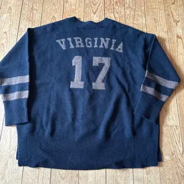 CADUNE 카듀네 라인 가디건 네이비 프리 사이즈