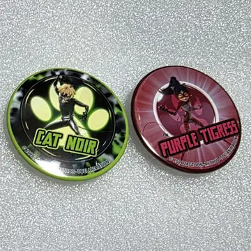 세트 미라큘러스 캔뱃지 샤 노와르 퍼플 타이그리스