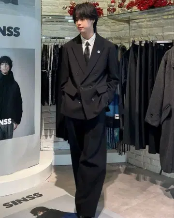 [ 24AW ] 와이드 스트레이트 슬랙스