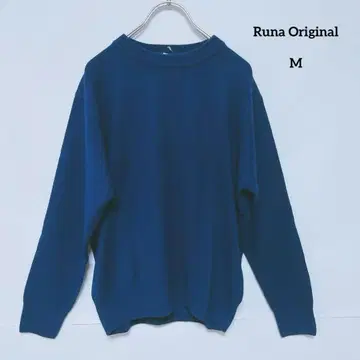 Runa 오리지널 네이비 스웨터 아크릴 100% 여성용