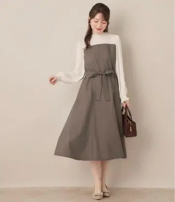 쿠튀르 브로치 도킹 베어 원피스