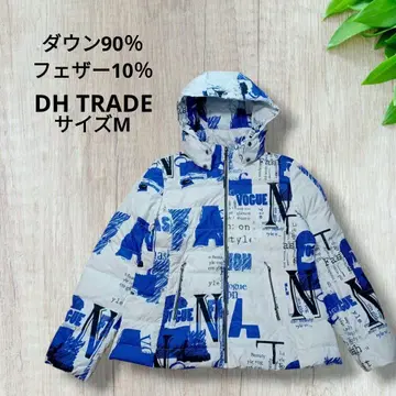 다운 자켓 M 사이즈 후드 부착 다운 페더 개성있는