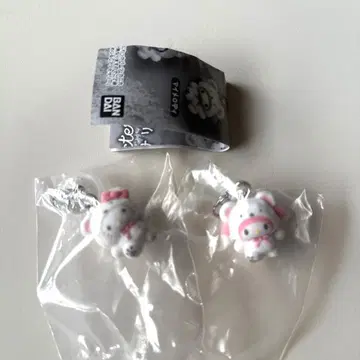 산리오 포근포근 스노우 마커 액세서리 키티 마이멜로디 2개 세트