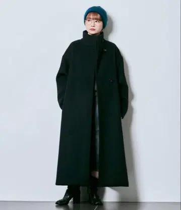 CITY SHOP STAND NECK COAT / 스탠드 넥 코트 블랙
