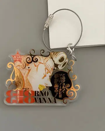 죠죠 월드 와이어 키링 죠르노 시부야 5부 황금의 바람