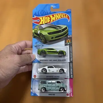 보물찾기 Hot Wheels 카마로 파이어버드 3대 세트