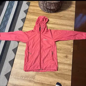 mont-bell 후드 부착 나일론 자켓 핑크