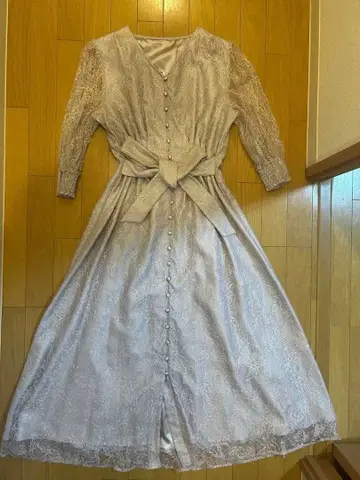 전체 레이스 포멀 드레스