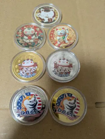 고양이 개 코인 7개