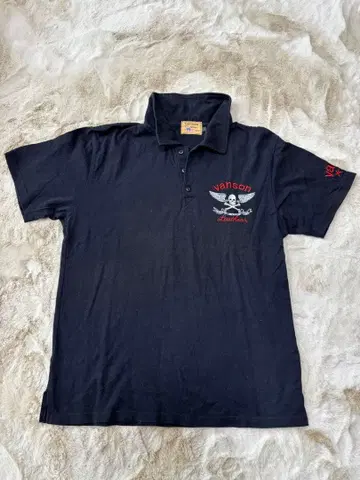 vanson 피케 셔츠 L 사이즈 블랙