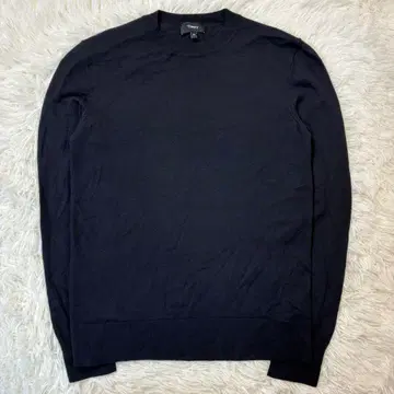 새상품급 띠어리 얇은 소재 울 니트 네이비 XS 사이즈