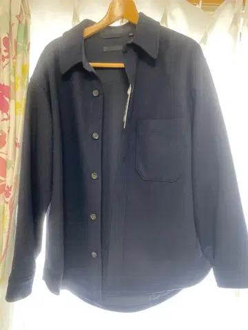 UNIQLO 오버 셔츠 자켓 XL 네이비
