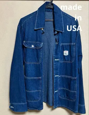 셔츠 데님 자켓 미국산 비샵 포인터 아메카지