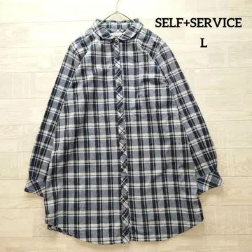 SELF+SERVICE 셀프 서비스 셔츠 튜닉 L
