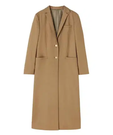 JENNE 제누 모던 롱 자켓 카멜 M 사이즈