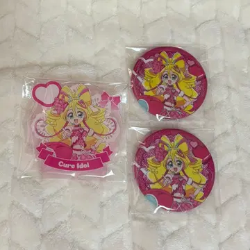 큐어 아이돌 캔뱃지 타워 레코드