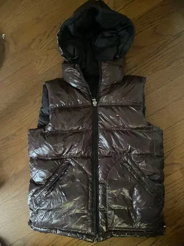 새상품급 타미힐피거 리버서블 다운 베스트 S