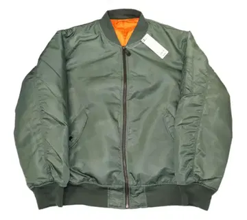 미사용품 GU 히트 패디드 MA-1 자켓 XL 올리브