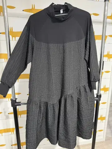 블랙 퀼팅 원피스 L 사이즈