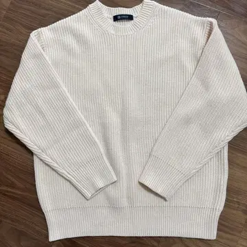 나노 유니버스 아이보리 긴팔 니트 스웨터 F