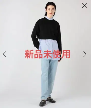 미사용 새상품 MACPHEE 라무 캐시미어 숏 풀오버