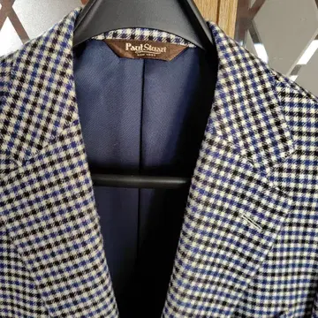 폴 스튜어트 체크 무늬 테일러드 자켓 L