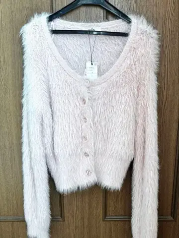 WEGO 핑크 니트 가디건