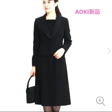 여성용 블랙 포멀 상복 예복 블랙 수트 AOKI