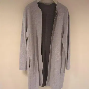 theory luxe 띠어리 럭스 그레이 롱 가디건 코트