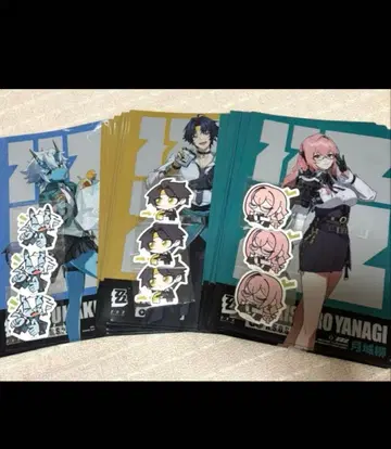 젠제로 x 훼미리마트 클리어 파일 스티커 세트