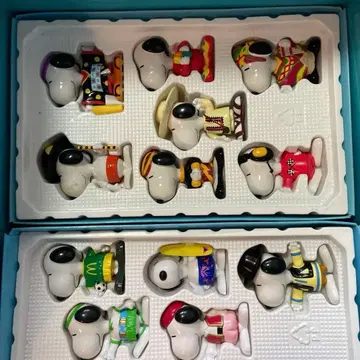 스누피 맥도날드 월드 투어 피규어 세트