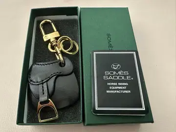 미사용 새상품 소메스 안장 키 포브 스윙 키링