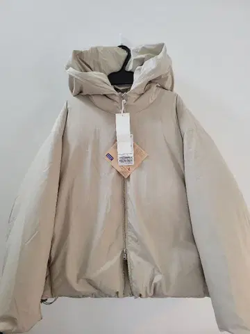 HAKUU 다운 자켓 plage 베이지 F 시착만 한 상품 새상품급