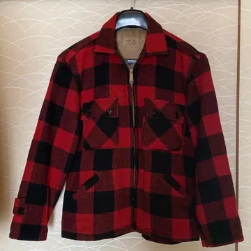 60s SEARS 버팔로 체크 울 자켓 M