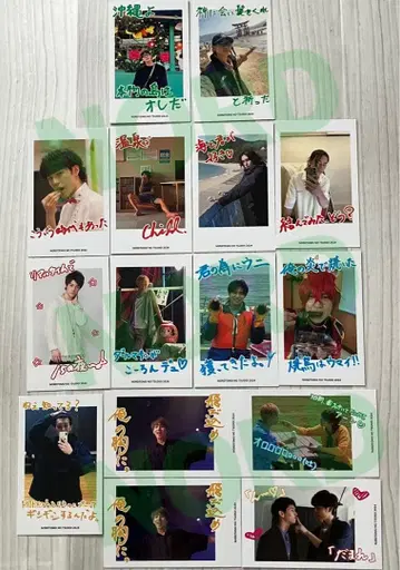 NORD 노르 친구 모임 2024 폴라로이드풍 카드 15장