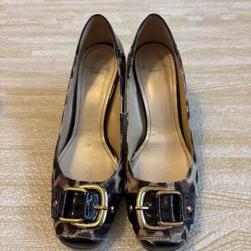 Succeed 레오파드 무늬 하이힐 펌프스 24cm