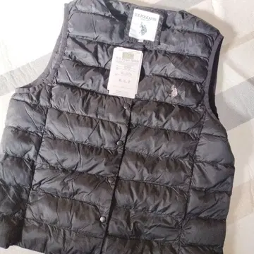 [ L 미사용 새상품 ] U.S. POLO ASSN. 블랙 다운 베스트