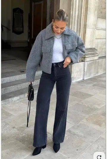 [새상품급] ZARA 부클레 숏 자켓 S사이즈