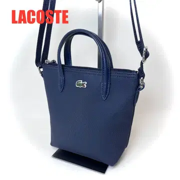 미사용급 라코스테 L.12.12 2WAY 미니 토트 백 네이비