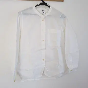 MHL. 화이트 버튼업 셔츠 긴팔