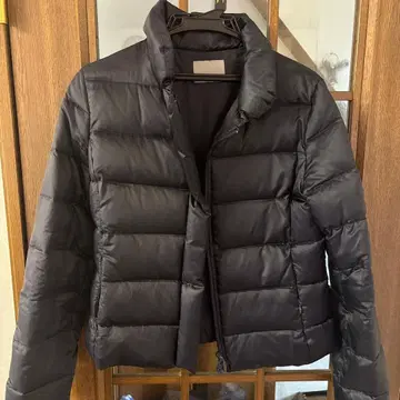 theory luxe 네이비 다운 자켓