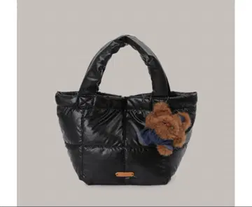 LAMINEZ 퍼프 백 블랙