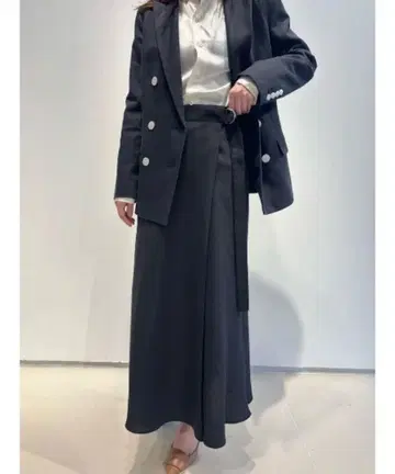 에스트네이션 바이어스 랩 플레어 스커트